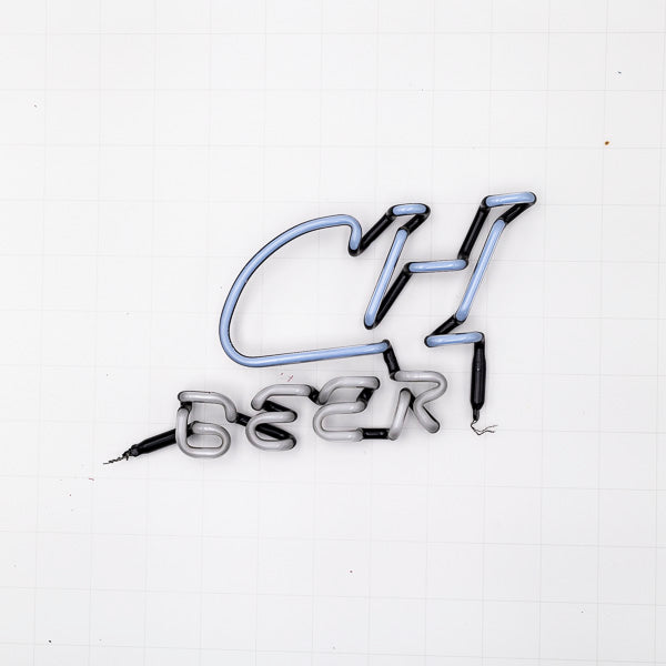 CH BEER Single Stroke Word Unit for Busch Neon Sign Replacement Tube