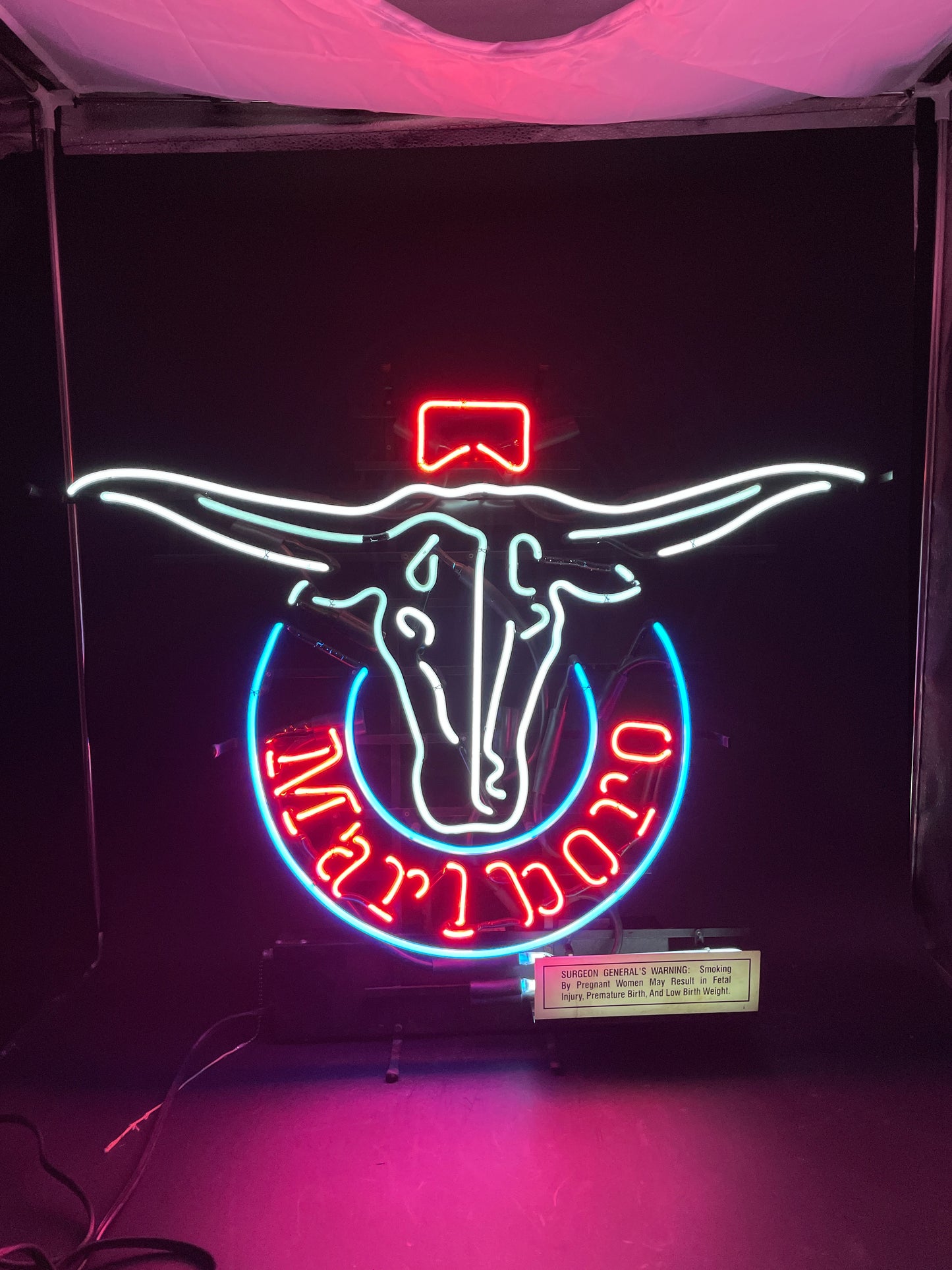 Lower Border for Marlboro Replacement Tube - Neon Sign Part