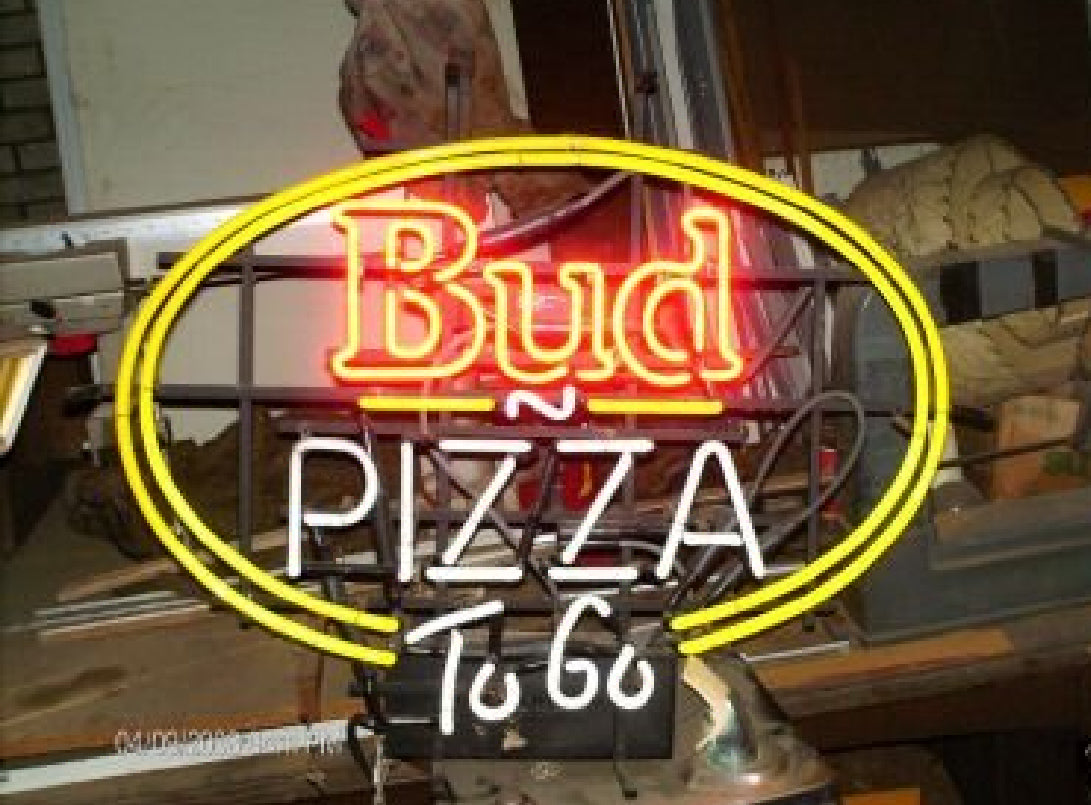 Large Oval Border unit possibly for Bud n Pizza Replacement Tube - Neon Sign Part
