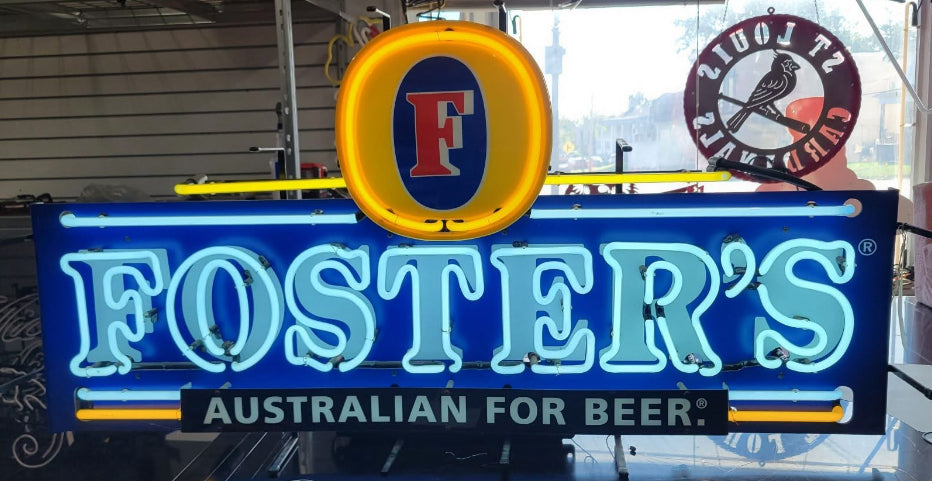 FO Double Stroke Word Unit for Fosters Neon Sign Replacement Tube