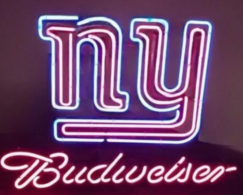 Outer n double stroke word unit for Bud / Bud Light NY Giants Replacement Tube - Neon Sign Part