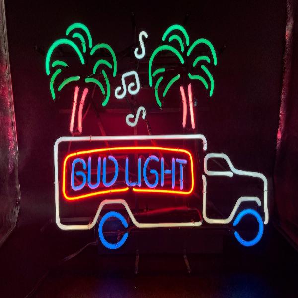 BUD LIGHT Single Stroke Word Unit for Music Truck Neon Sign Replacement Tube