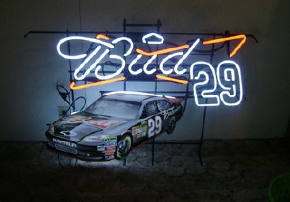 Back Light / Grid unit for Budweiser Kevin Harvick NASCAR Race Replacement Tube - Neon Sign Part