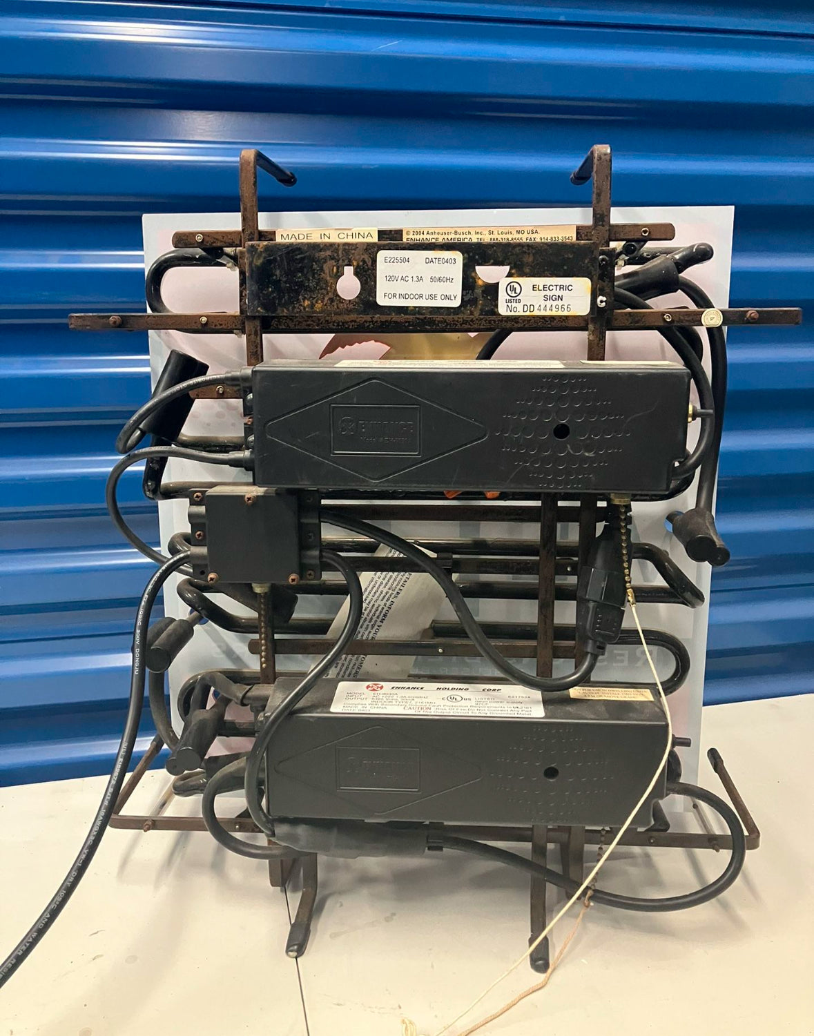 Top Grid / Backlight for Budweiser We I.D. OPEN Neon Sign Replacement Tube