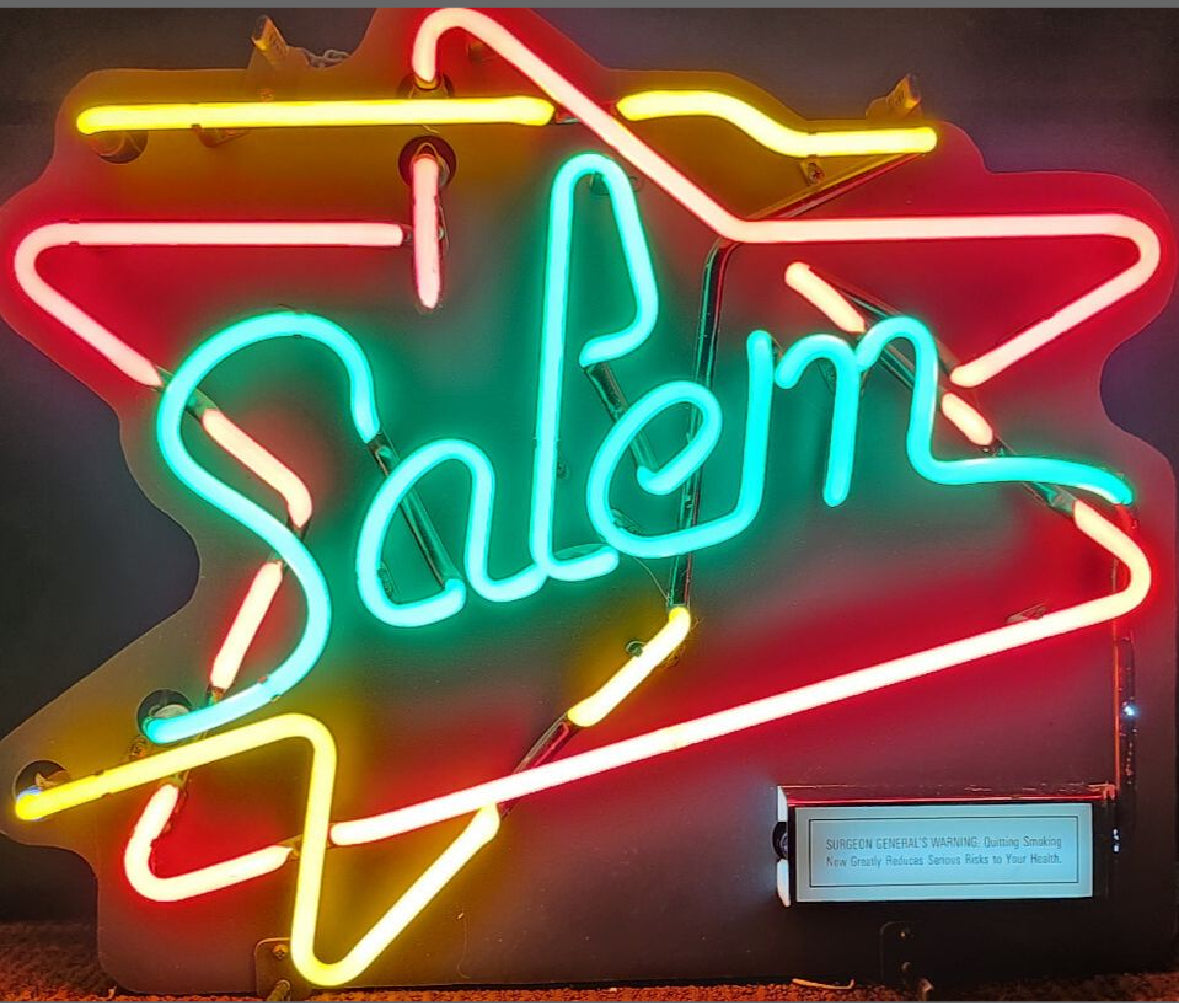 Salem Neon Sign Plastic Replacement Panel