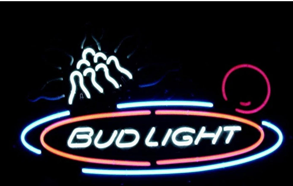 Pins for Bud Light sequencing Bowling Replacement Tube - Neon Sign Part Used