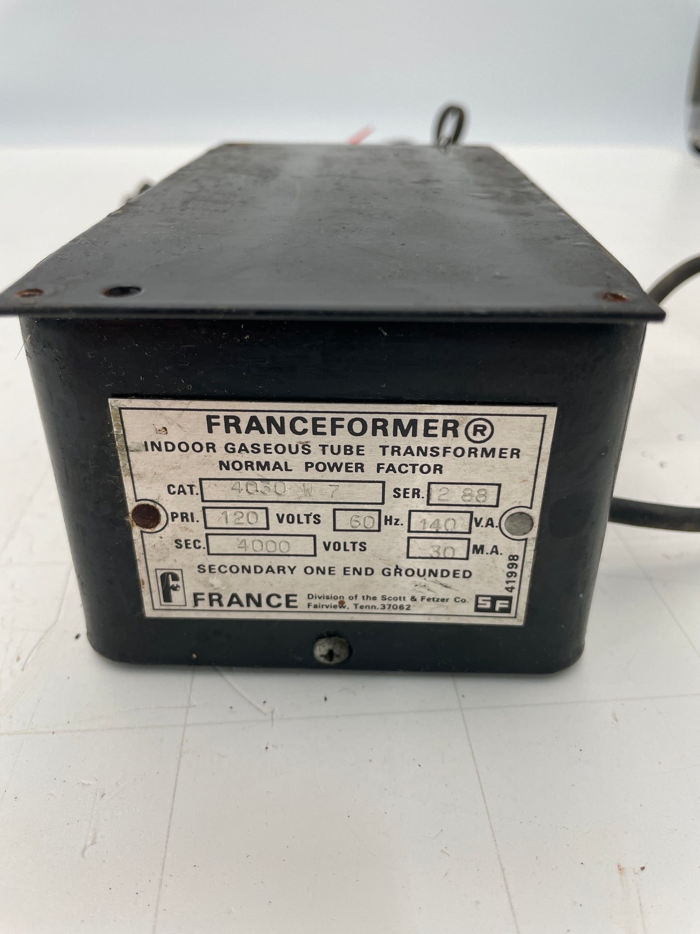 Franceformer Vintage Core & Coil Neon Sign Replacement Transformer – 6Kv