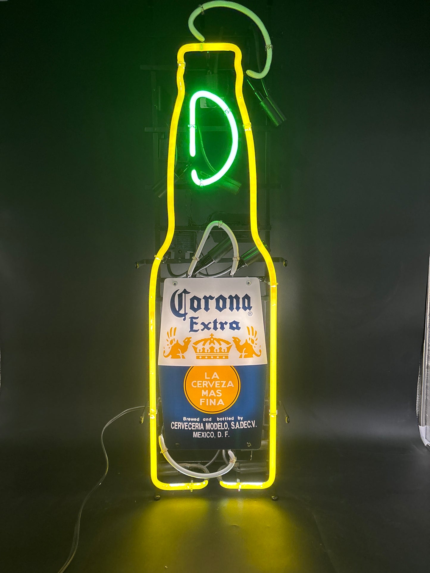 Bottle Border unit for Falling Lime Motion Corona Extra Replacement Tube - Neon Sign Part