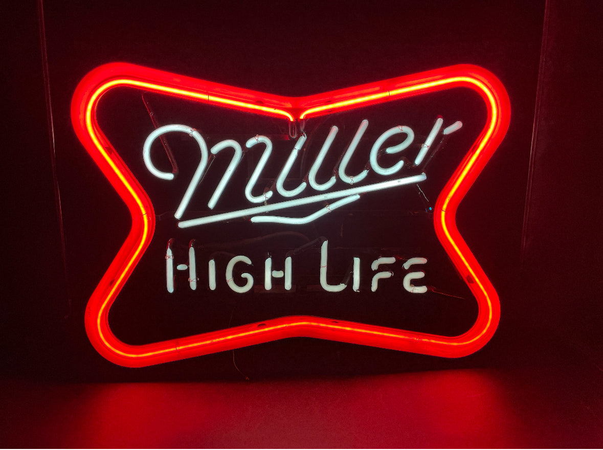Miller Single Stroke Word Unit Replacement Tube Large Vintage Soft Cross - Neon Sign Part