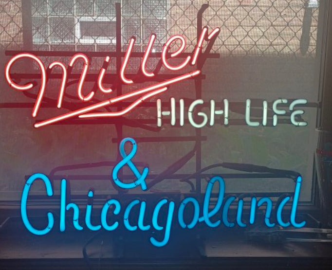 & Chicagoland Word Unit Replacement Tube for Miller High Life - Neon Sign Part