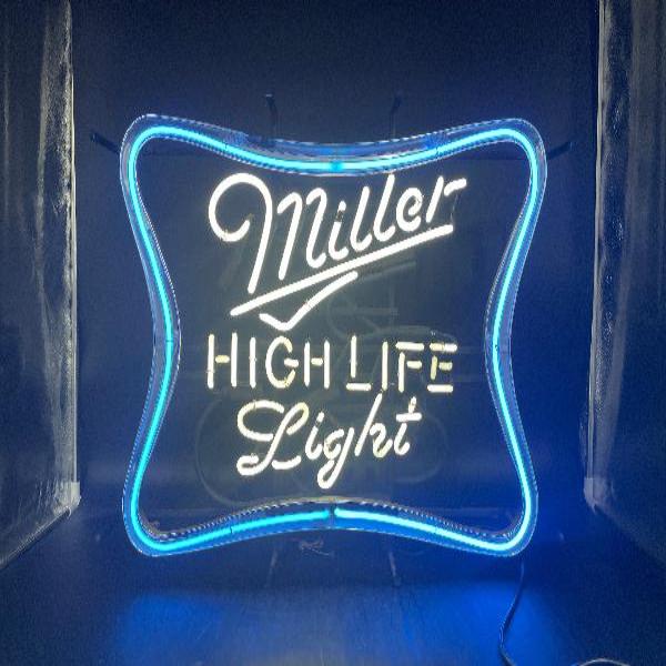 Lig Script Word Unit for Light on Miller High Life Light Neon Sign Replacement Tube
