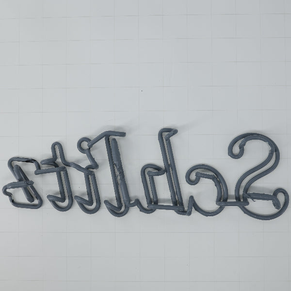 Schlitz Double Stroke Word unit 2 Tube Set Replacement Tube - Neon Sign Part