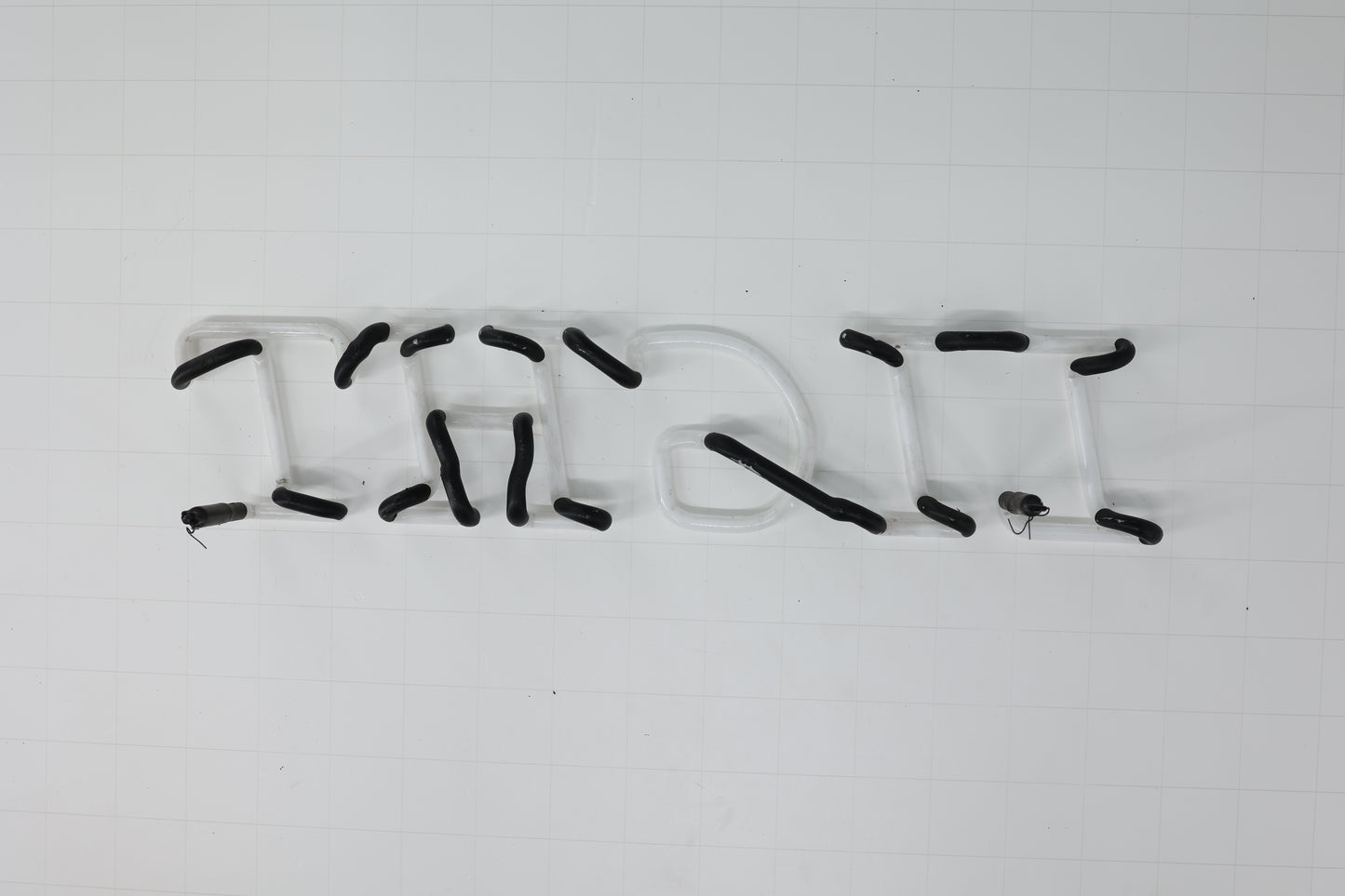 LiGHT Single Stroke Word unit with Vertical Electrodes Replacement Tube - Neon Sign Part
