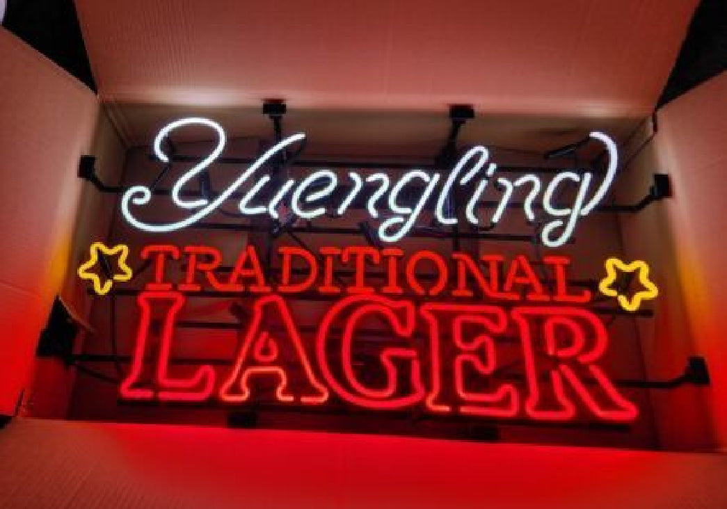 ER White Double Stroke Word unit for Yuengling Traditional Lager Replacement Tube - Neon Sign Part