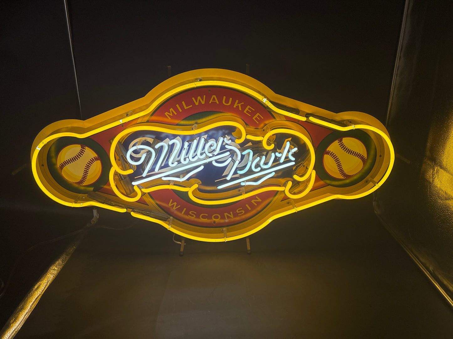 Outer Left / Right Side Border unit for Miller Park Replacement Tube - Neon Sign Part