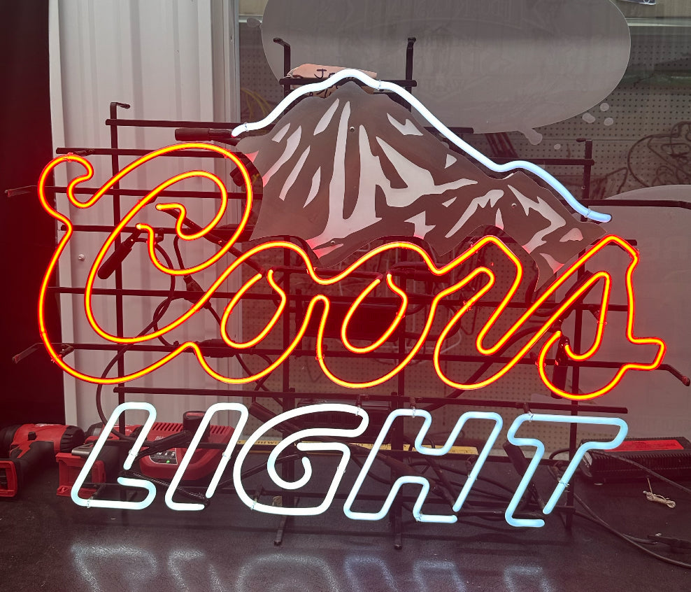 HT Double Stroke Word Unit For Coors Light Neon Sign Replacement Tube