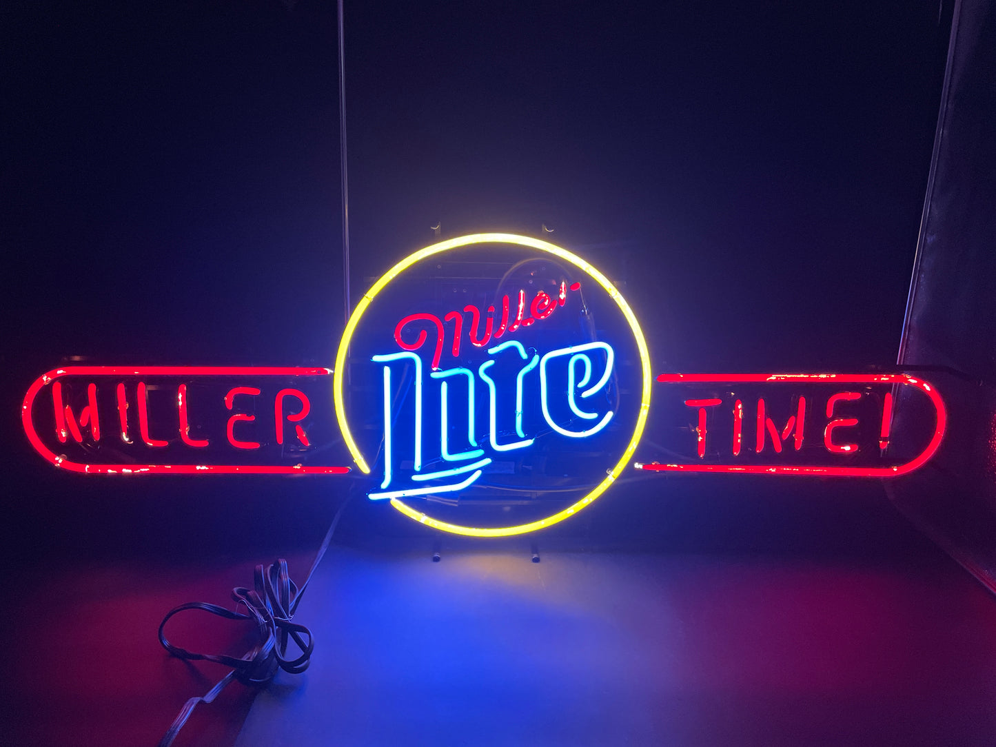 Right Border for Miller Lite Miller Time Replacement Tube - Neon Sign Part