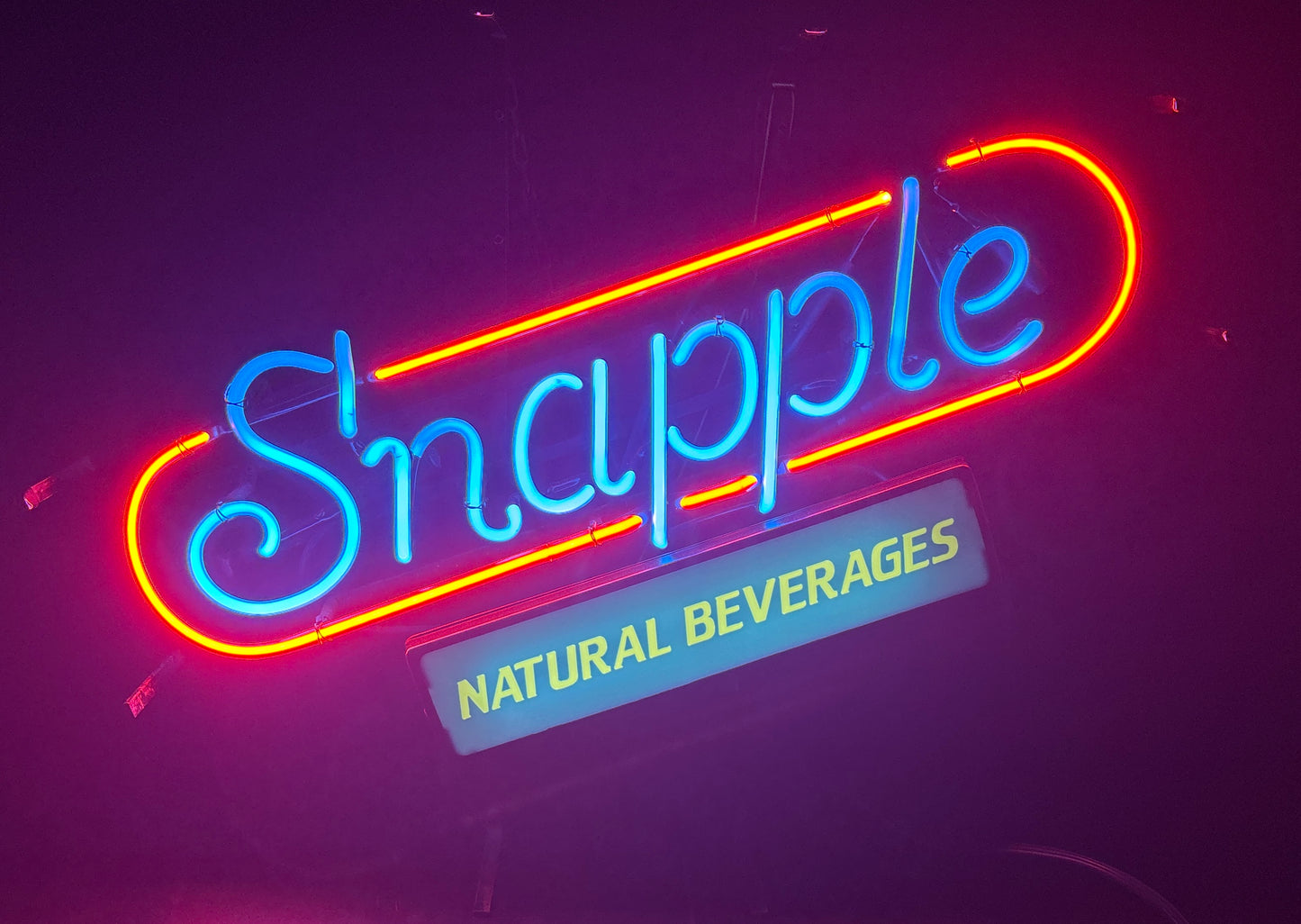 Sna Single Stoke Word unit for Snapple Replacement Tube - Neon Sign Part