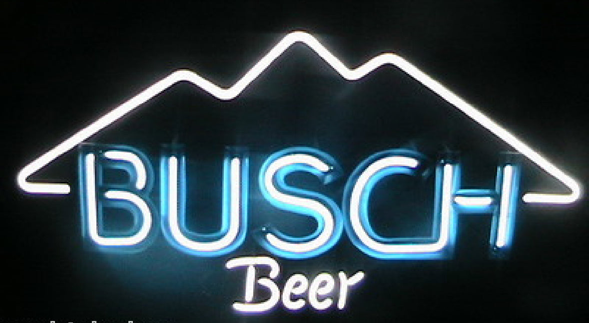 S for Busch Light Neon Sign Plastic Replacement Panel