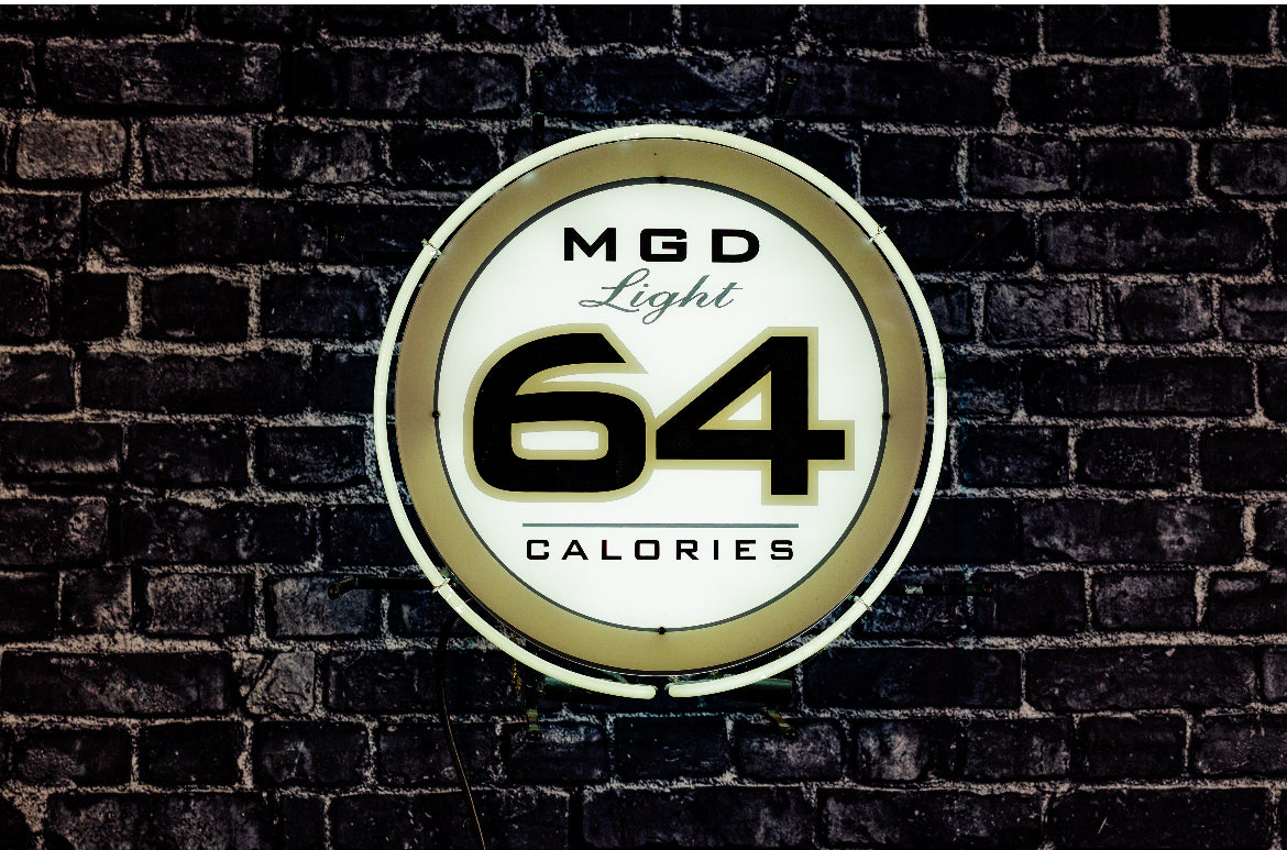 MGD Light 64 Neon Sign Plastic Replacement Panel