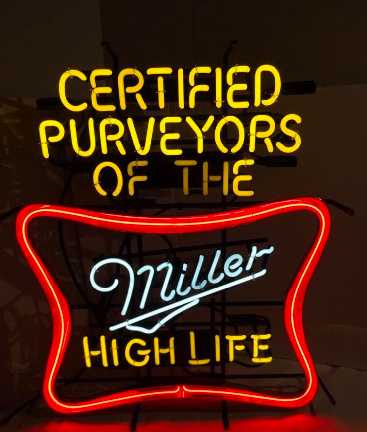 PURVEYORS Word Unit for Miller High Life Replacement Tube - Neon Sign Part