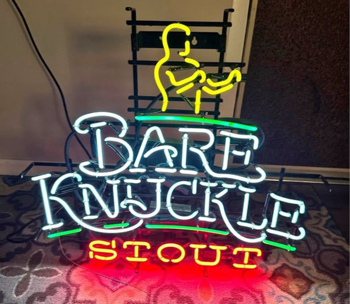 BARE Script Word Unit for Bare Knuckle Neon Sign Replacement Tube