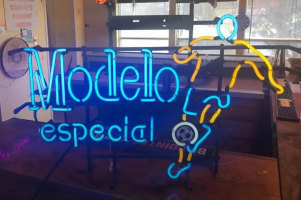 Modelo Double Stroke Word Unit for Modelo Soccer Player Replacement Tube - Neon Sign Part