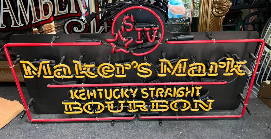 BON Single Stroke Word Unit for Maker’s Mark Neon Sign Replacement Tube