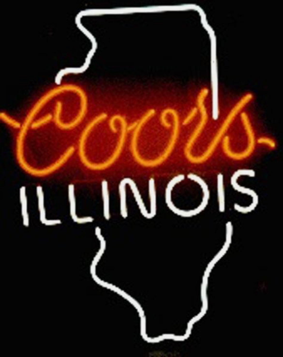 Coors Single Stoke Script Word unit for Coors Illinois Replacement Tube - Neon Sign Part