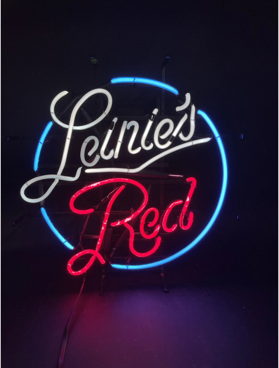 Red Single Stroke Word unit for Leinie's Red Replacement Tube - Neon Sign Part