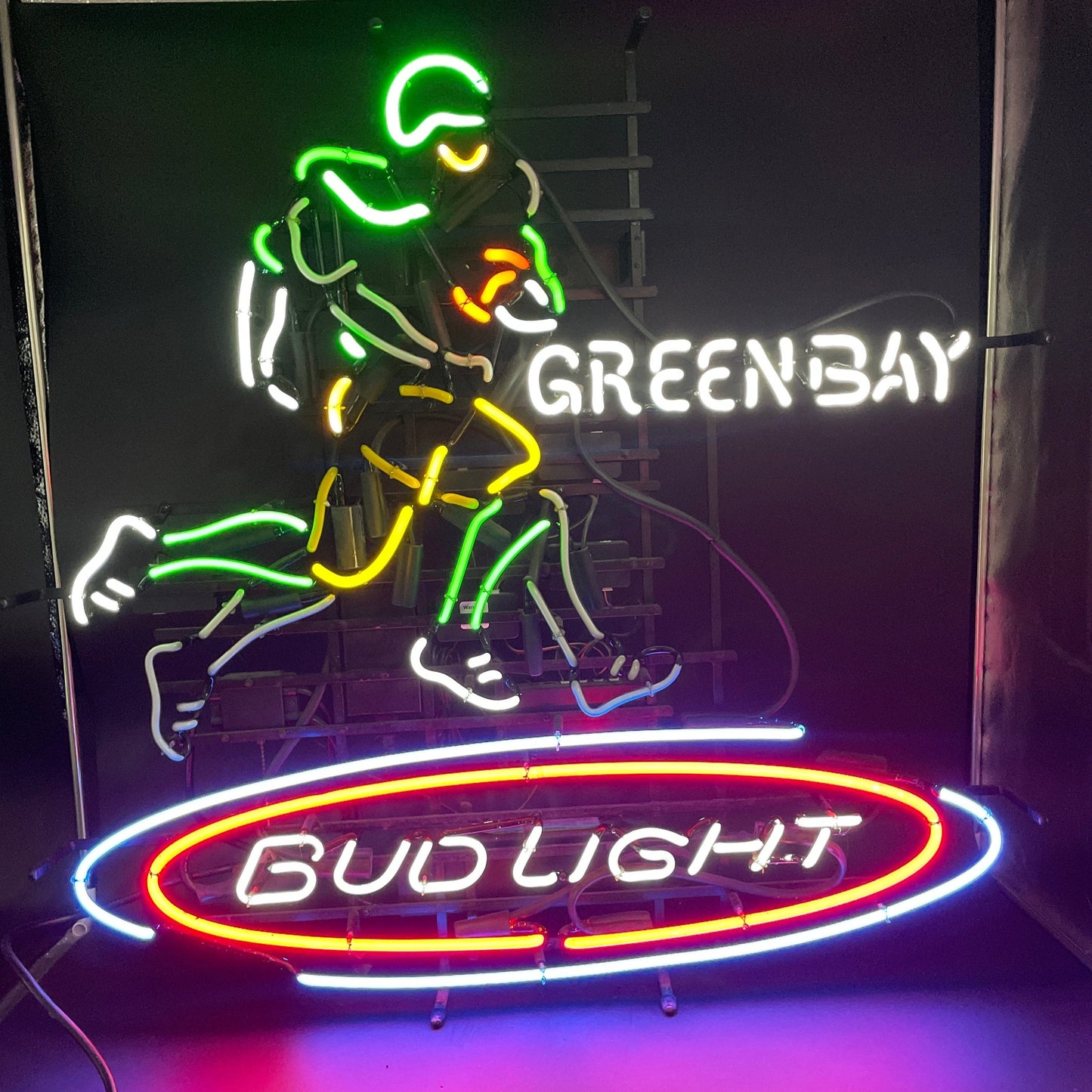 Arm / Shoulder / Football unit for Bud Light Green Bay NFL Motion Replacement Tube - Neon Sign Part