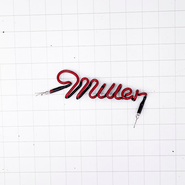 Miller Single Stroke Word Unit Replacement Tube for Miller Lite Golf Sequencing - Neon Sign Part New
