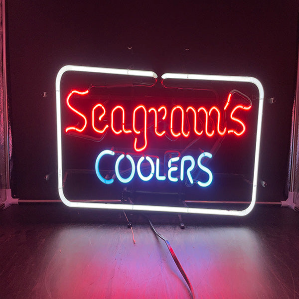 COOLERS Single Stroke Word Unit for Seagram's Neon Sign Replacement Tube