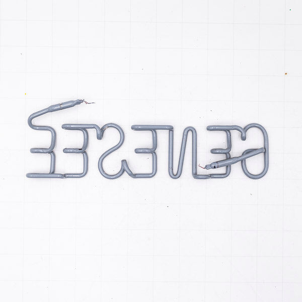 GENESEE Single Stroke Word Unit Neon Sign Replacement Tube