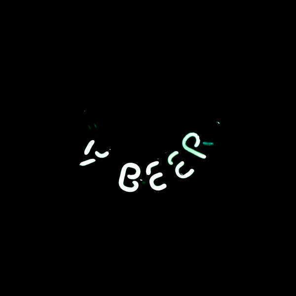 BEER Single Stroke Word Unit Neon Sign Replacement Tube