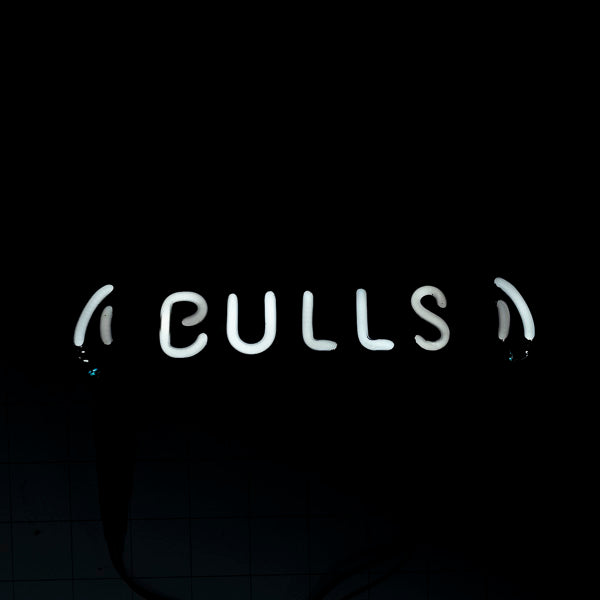 BULLS Single Stroke Word Unit with Horns Neon Sign Replacement Tube