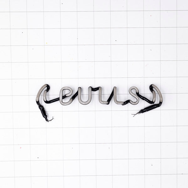 BULLS Single Stroke Word Unit with Horns Neon Sign Replacement Tube