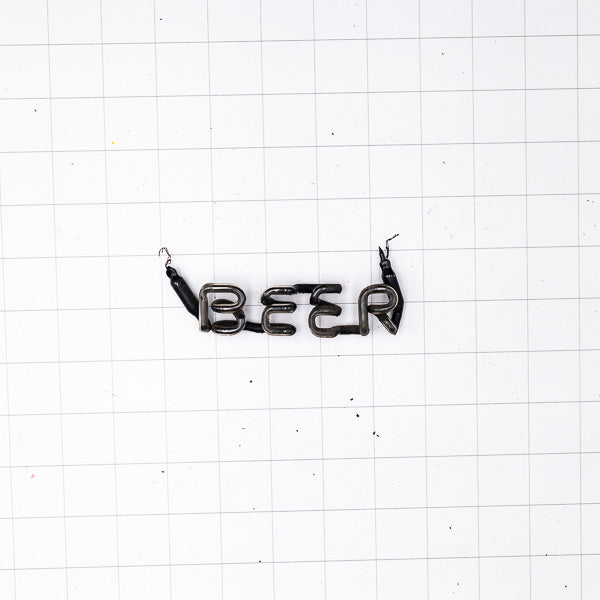 BEER Single Stroke Word Unit Neon Sign Replacement Tube