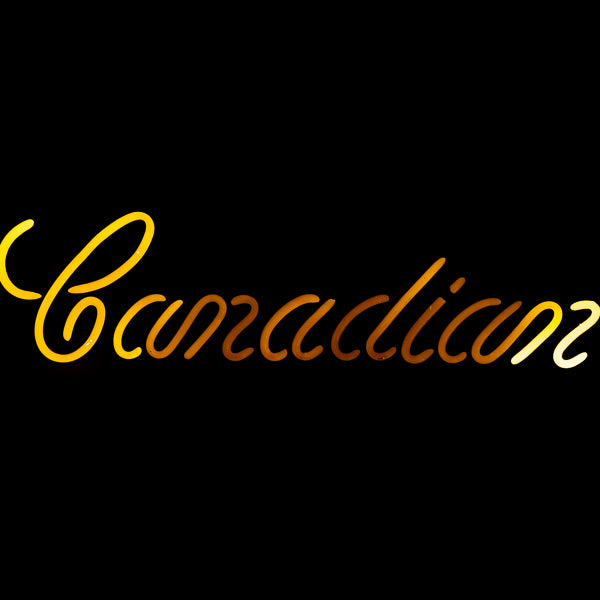 Canadian Script Word Unit for Canadian Club Neon Sign Replacement Tube