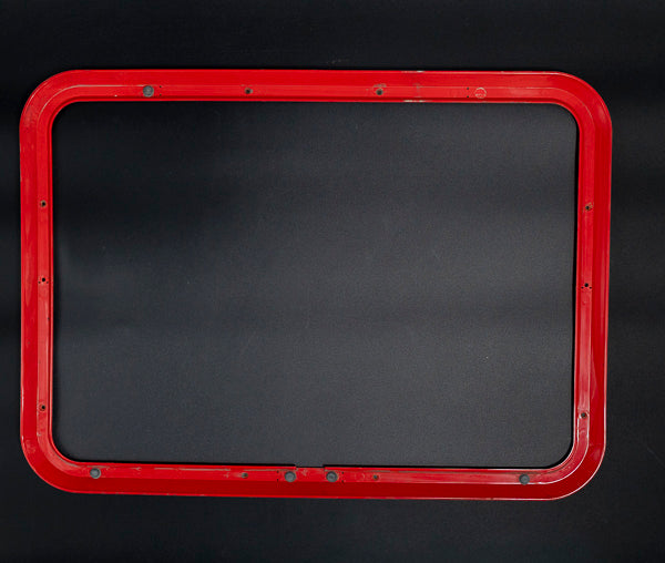 Red Border Neon Sign Plastic Replacement Panel