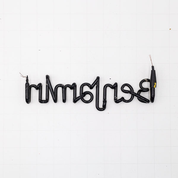 Benjamin Single Stroke Word Unit Neon Sign Replacement Tube