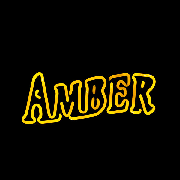 Amber Double Stroke Word Unit for Amber Bock Neon Sign Replacement Tube