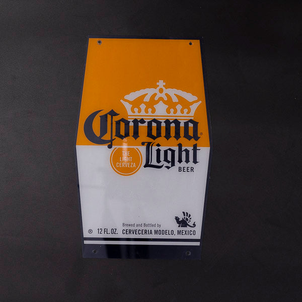 Corona Light Neon Sign Plastic Replacement Panel