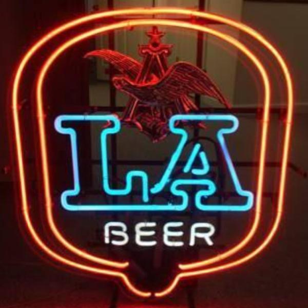LA Double Stroke Word Unit for LA Beer Neon Sign Replacement Tube