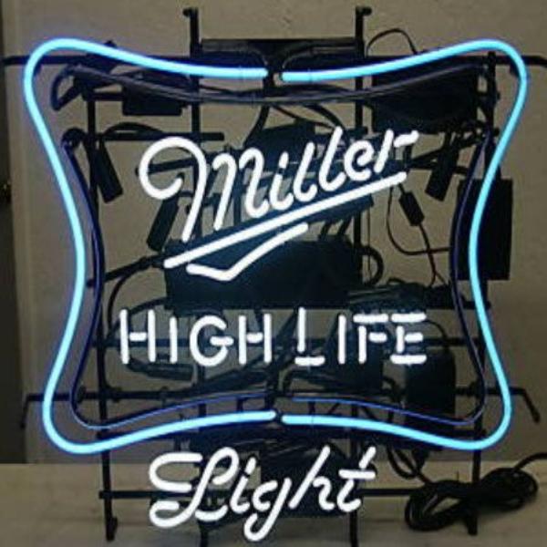 Inside Left Border Miller High Life Sequencing Neon Sign Replacement Tube