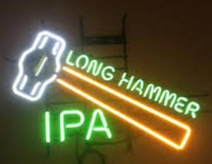 IPA single stroke word unit for Red Hook Long Hammer IPA Replacement Tube - Neon Sign Part