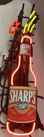 Miller Sharps Flashing Bottle unit - Neon Sign Part