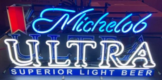 Michelob Ultra Lower Backlit / Grid unit - Neon Sign Part