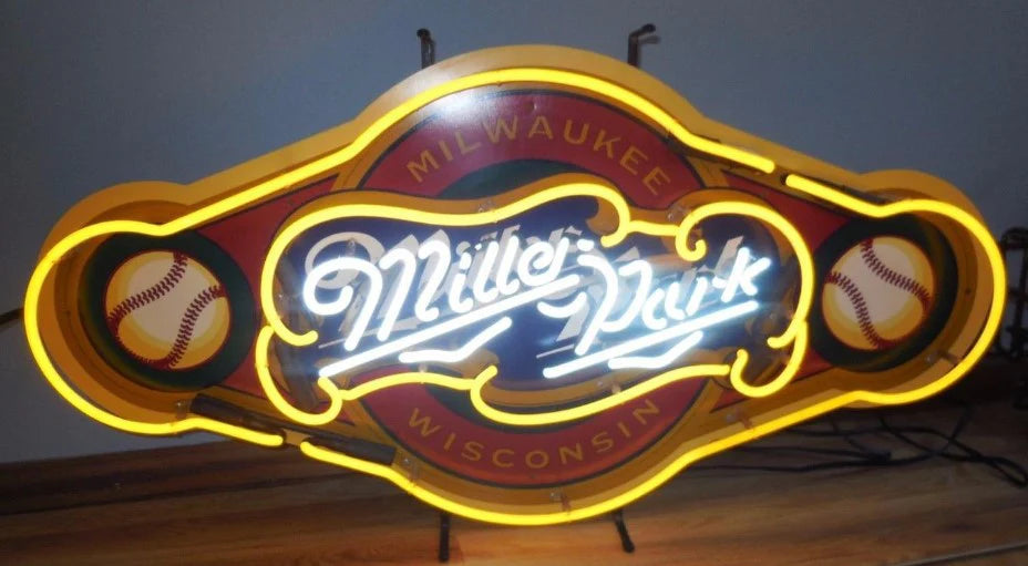 Lower Center Border Unit for Miller Park Milwaukee Brewers Replacement Tube - Neon Sign