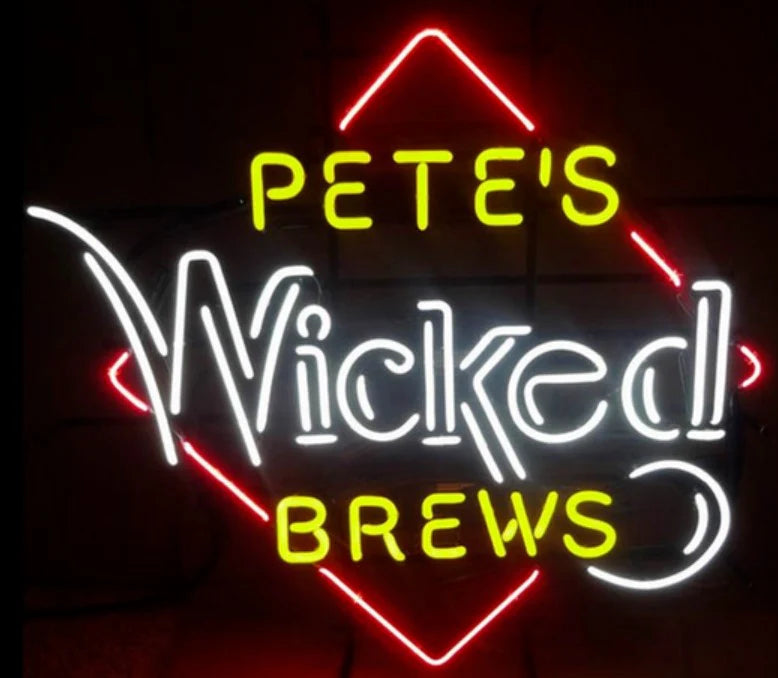 Pete's Wicked Ales Brews Moon unit - Neon Sign Part